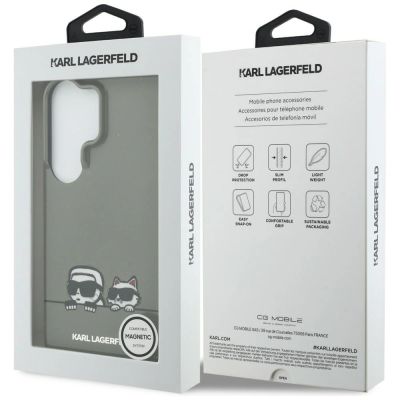 8. Etui Karl Lagerfeld IML Peekaboo Karl&Choupette MagSafe na Samsung Galaxy S26 Ultra - czarne