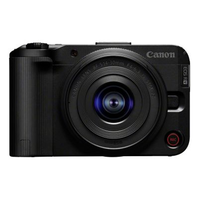 14. Aparat Canon z matrycą 24,2 MP, stabilizacją obrazu, ISO 32000, z Wi-Fi, APS-C, kolor czarny