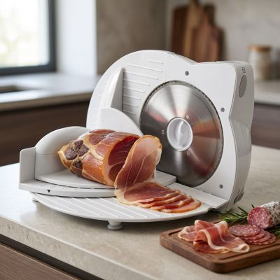 19. Krajalnica elektryczna Esperanza Prosciutto EKM017W (150W; kolor biały)