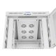 9. SZAFA INSTALACYJNA RACK STOJĄCA 19" 15U 800X1000 SZARA DRZWI PERFOROWANE LCD LANBERG (FLAT PACK)