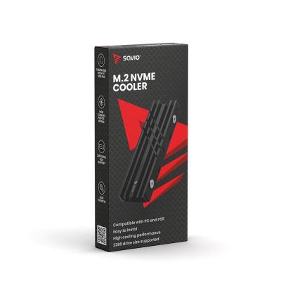 3. SAVIO CHŁODZENIE DO DYSKÓW M.2 NVME 2280 COOLER AK-60