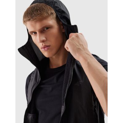 3. Bezrękawnik puchowy trekkingowy z wypełnieniem primaloft active męski 4F 4FWSS24TVJAM096-24S