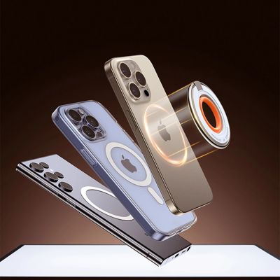 16. Magnetyczny uchwyt na telefon Joyroom JR-ZS383 MagSafe - pomarańczowy