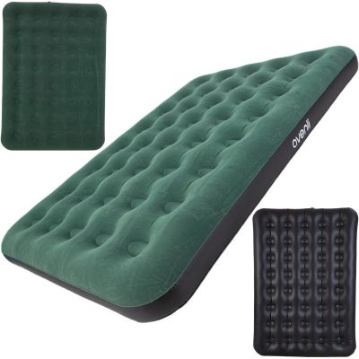 MATERAC FLOKOWANY 2-OSOBOWY ZIELONY 191x137x22CM 24644