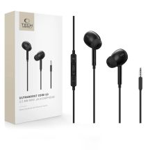 Słuchawki przewodowe Tech-Protect Ultraboost Core G3 Mini Jack - czarne