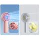 6. Mini wentylator Jisulife Handheld Fan Life4 3600mAh przenośny wiatraczek USB - różowy