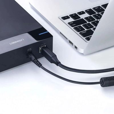 3. Kabel Ugreen US210 10372 do drukarki USB-A 3.0 / USB-B 5Gbps 2m - czarny