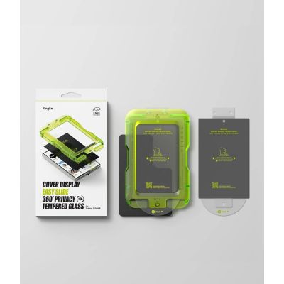 9. Szkło hartowane Ringke Easy Slide Privacy 360 2-Pack prywatyzujące na Samsung Galaxy Z Fold 8
