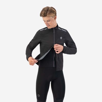 3. Rogelli kurtka p. deszczowa DISTANCE czarna 2XL