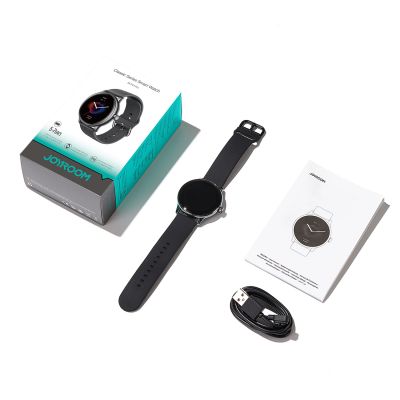 2. Smartwatch Joyroom Classis Series JR-FC1 z funkcją odbierania połączeń / ochroną IP68 - ciemnoszary