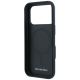 7. Etui Mercedes Leather Semi Wrap Iconic Line MagSafe do iPhone 18 Pro Max / 17 Pro Max - niebieske
