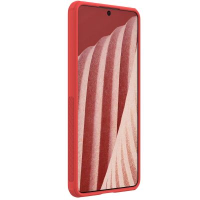 6. Nillkin Super Frosted Shield Pro wytrzymałe etui pokrowiec Samsung Galaxy A73 czerwony