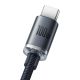 3. Baseus Crystal Shine Series kabel przewód USB do szybkiego ładowania i transferu danych USB Typ A - USB Typ C 100W 2m czarny (CAJY000501)