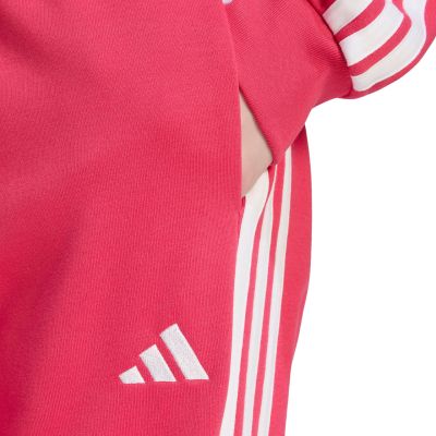 4. Spodnie damskie adidas Essentials 3-Stripes French Terry Cuffed różowe KF8339
