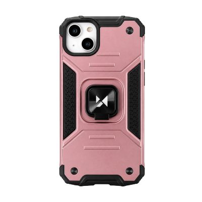 10. Wozinsky Ring Armor etui iPhone 14 Plus pancerny pokrowiec uchwyt magnetyczny ring złote