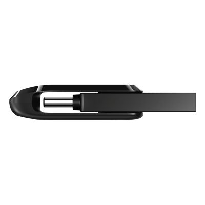 10. Pendrive SanDisk Ultra Dual GO SDDDC3-128G-G46 (128GB; USB 3.0, USB-C; kolor czarny)