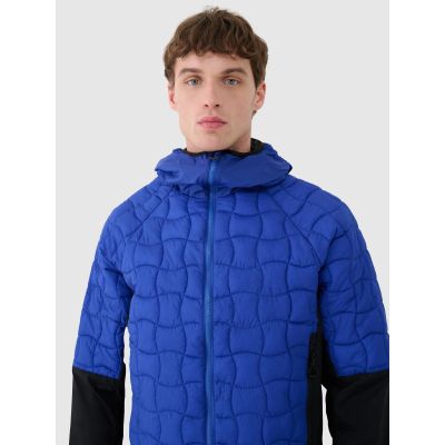 5. Kurtka puchowa trekkingowa z wypełnieniem Primaloft Black męska 4F 4FWSS25TTJAM697-36S