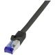 LogiLink C6A143S kabel sieciowy Czarny 50 m Cat6a S/FTP (S-STP)