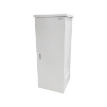 Zewnętrzna szafa rack IP55, stojąca 19" 32U 600x600, 4 belki nośne, 4 przepusty kablowe, kolor szary ALANTEC