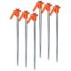 8. ŚLEDZIE DO NAMIOTU 21CM KPL 6SZT METAL PLASTIK REDCLIFFS
