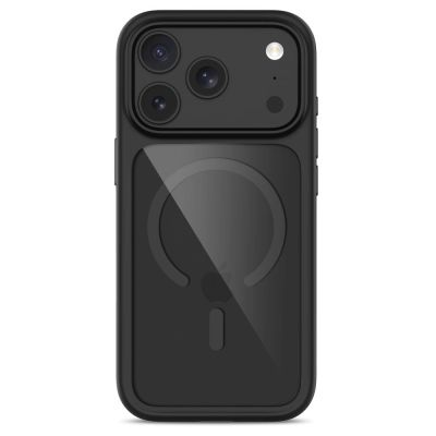 4. Etui Tech-Protect MagOne CC MagSafe + Szkło hartowane 2-Pack na iPhone 18 Pro Max / 17 Pro Max - przezroczysto-czarne