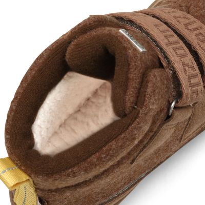 9. Buty zimowe barefoot z wełną z recyklingu Affenzahn Comfy Tiger (01250-70003)