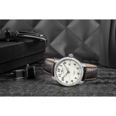 6. Zegarek Męski ZEPPELIN Automatic LZ 127 7656-5 + BOX