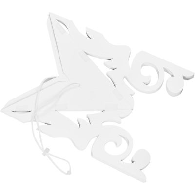 5. DEKORACJA PAPIEROWA PŁATEK ŚNIEGU ŚR.64 CM BIAŁY