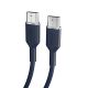 7. Kabel Puro ICON USB-C - USB-C 1,5m - granatowy