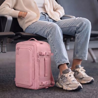 14. Plecak Tech-Protect Defender S50 do Ryanair & Wizzar, na laptopa 20L - różowy