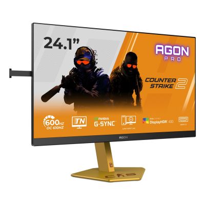 2. AOC AGON PRO CS24A monitor komputerowy 61,2 cm (24.1") 1920 x 1080 px Full HD LED Czarny