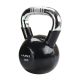 37. Kettlebell żeliwny uchwyt chrom radełkowany HMS KTC12 BLACK 