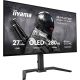 4. iiyama G-MASTER GOB2701QSC-B1 monitor komputerowy 68,6 cm (27") 2560 x 1440 px 2K Ultra HD OLED Czarny
