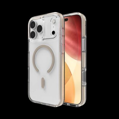 Etui ZAGG Santa Cruz Snap MagSafe na iPhone 17 Pro Max - przezroczysto-złote