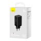 5. Szybka ładowarka sieciowa GaN 2xUSB C 1xUSB 65W Baseus GaN5 Pro + kabel USB C - USB C 100W - czarna