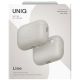6. Etui UNIQ Lino Silicone na AirPods Pro - beżowe