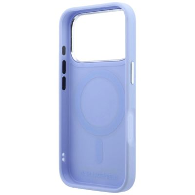 7. Etui Karl Lagerfeld Ring Stand 360 Saffiano Classic Logo MagSafe na iPhone 18 Pro Max / 17 Pro Max - jasnoniebieskie