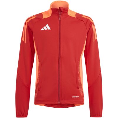 5. Bluza dla dzieci adidas Tiro 24 Competition Training czerwono-pomarańczowa IR5500