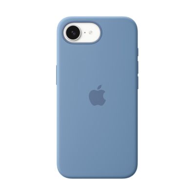 6. Silikonowe etui Apple iPhone 16e – zimowy niebieski | Jabłko