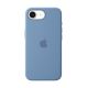 6. Silikonowe etui Apple iPhone 16e – zimowy niebieski | Jabłko