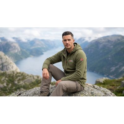 3. Polar męski Geographical Norway TUGOOD KAKI DB MEN 233 (WZ3332H/GN-KAKI)