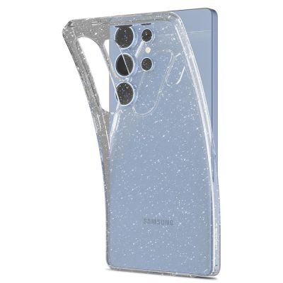7. Etui Spigen Liquid Crystal na Samsung Galaxy S25 Ultra - przezroczysto-brokatowe