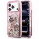 Etui Karl Lagerfeld Liquid Glitter Karl Script Logo MagSafe na iPhone 17 Pro Max - różowe
