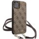4. Etui Guess 4G Crossbody na iPhone 11 Pro Max - brązowe