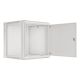 14. SZAFA INSTALACYJNA RACK WISZĄCA 19" 12U 600X600 SZARA DRZWI METALOWE (FLAT PACK)