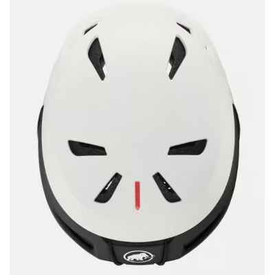 7. Kask wspinaczkowy Mammut Haute Route Helmet - white/black rozmiar: 55_59_cm