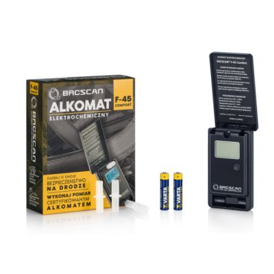 9. BACscan F-45 alkomat 0 - 4% Czarny