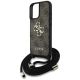 5. Etui Guess 4G Big Logo Cord Stap Crossbody do iPhone 16 Plus brązowy