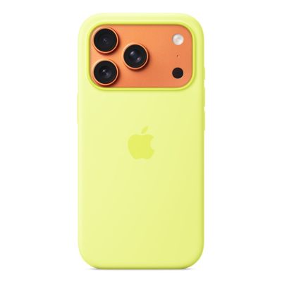2. Silikonowe etui Apple iPhone 17 Pro z MagSafe (neonowo-żółte)