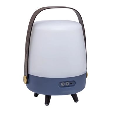 4. Kooduu Lite-up PLAY Mini Głośnik mono przenośny Niebieski, Biały, Drewno 8 W